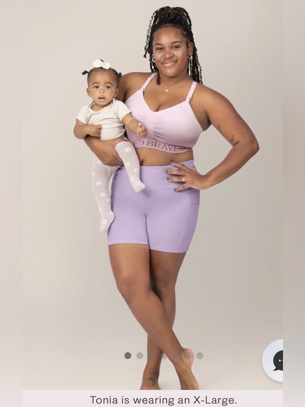 NWT Kindred Bravely Purple Active Shorts - Picture 5 of 7